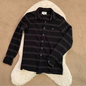 Men's Billabong Charcoal Striped Shirt